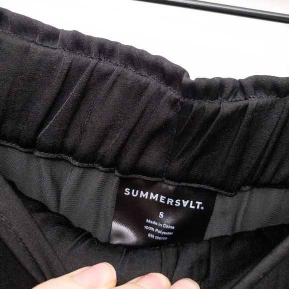 Summersalt Black Swim Coverup Pants - Picture 3 of 9